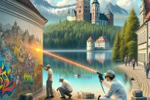 Laserowe usuwanie graffiti Suwałki